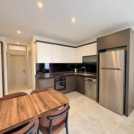 شقة Sa Apartments! Cleopatra 2bd Flat ألانيا